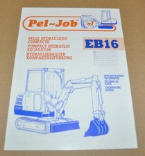 Pel-Job EB 16 Excavator