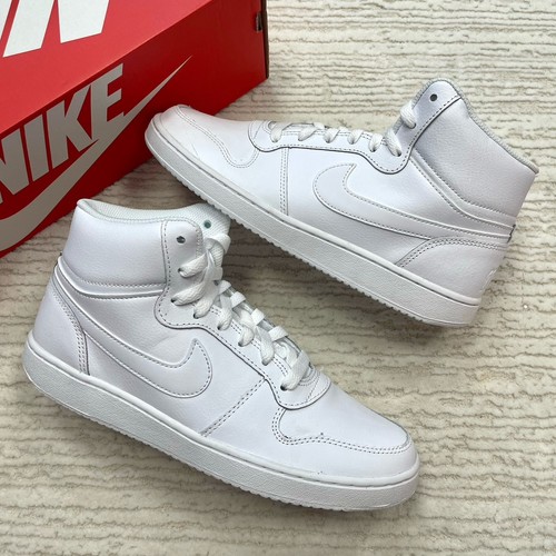 Nike ebernon mid white leather - nike,
