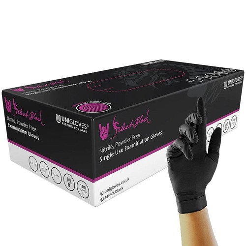 Disposable black nitrile - disposable,