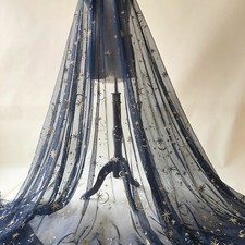 Golden Star Lace Fabric By