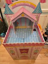 Wooden princess castle dolls house