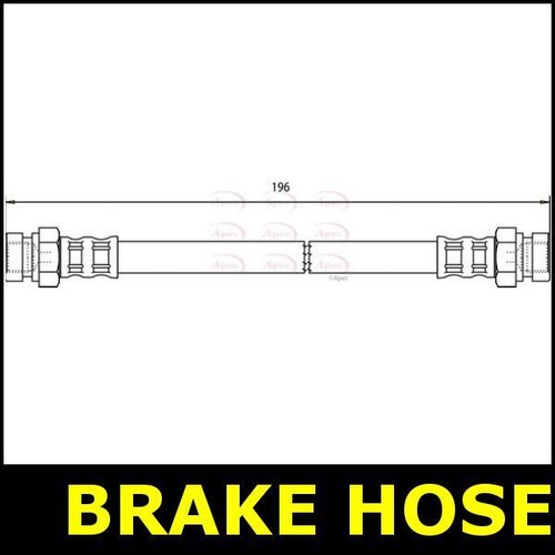 Brake hose rear - brake,