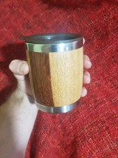 2x Woodturning 250ml Cup Wood