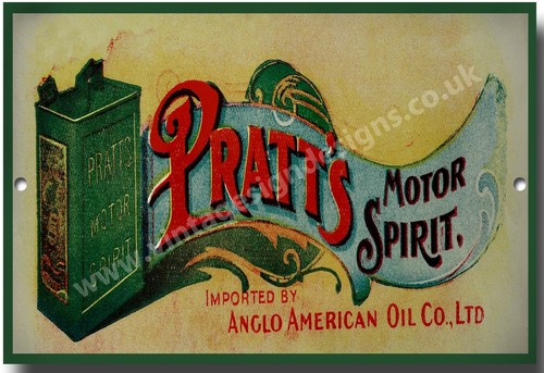 Pratts motor spirit metal - pratts,
