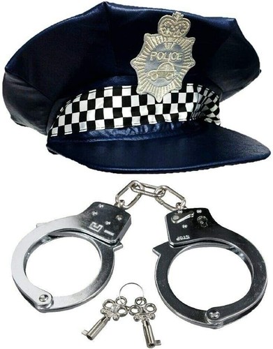 Dark blue police hat - dark,