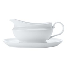 Gravy Boat and Saucer: 550ml Maxwell & Williams White Basics Porcelain