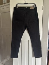 BRAND NEW  Pull & Bear Black Slim Fit Jeans L / 14 Perfect condition Never worn
