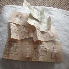 Vintage Premium Saving Bonds