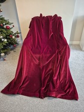 Pair of Red Velvet Curtains