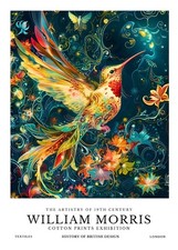 william morris A4 size birds