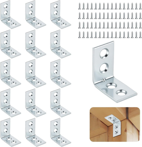 16pcs angle brackets metal - 16pcs, brackets,