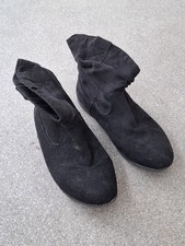 TU Black Suede Ankle Boots