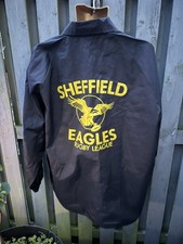Vintage Sheffield Eagles rugby league nylon jacket XXXL 