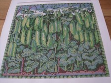EHRMAN KAFFE FASSETT PEAS COLOUR PAPER CHART FOR NEEDLEPOINT TAPESTRY