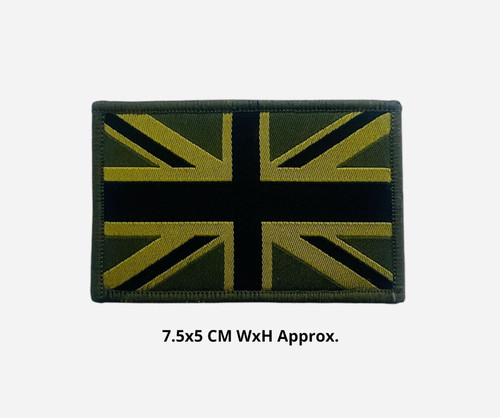 Union jack british - british, embroidered