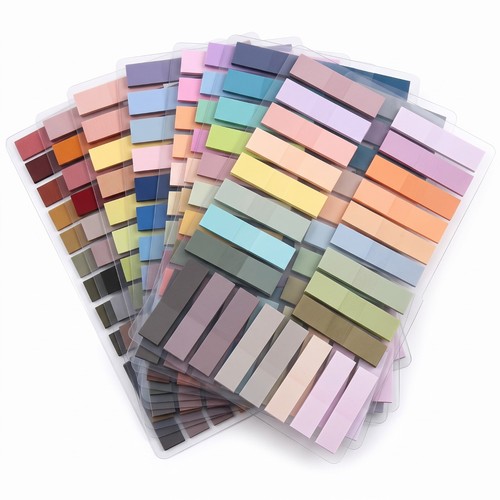 2400pcs clear colorful sticky - clear,