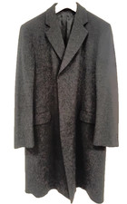 Crombie of Aberdeen Men's Pure New Wool Coat Charcoal Grey Size:42R