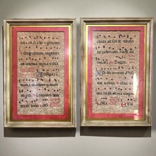 Pair Framed Illuminated