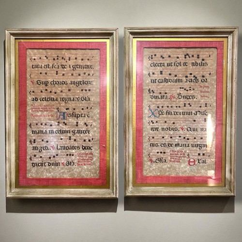 Pair framed illuminated - pair,