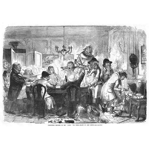 Hunting foxhunters regaling - hunting, in