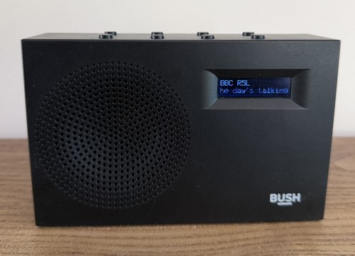 Bush black dab portable - dab/fm,