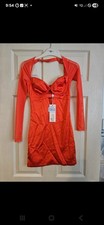 Oh Polly Coral Dress Brand New