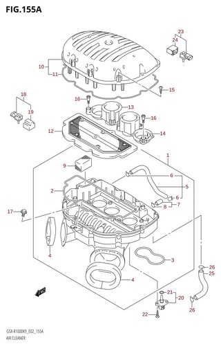 Suzuki genuine air cleaner - genuine,