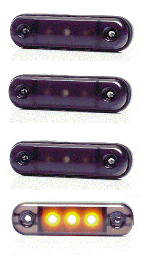 Amber 24v led side - 12-24v,