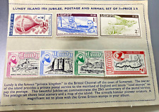 lundy island stamps 1954