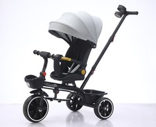 Grey 5-in-1 Baby/Kids Tricycle