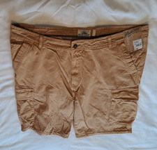 Mantaray cargo shorts organic cotton W42 mustard NWT RRP £28