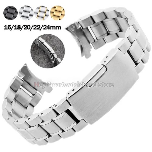 Solid stainless steel watch - stainless,