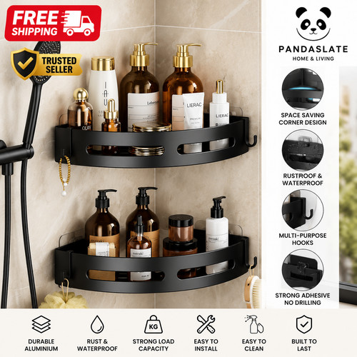 Corner shower rack shelf - corner,