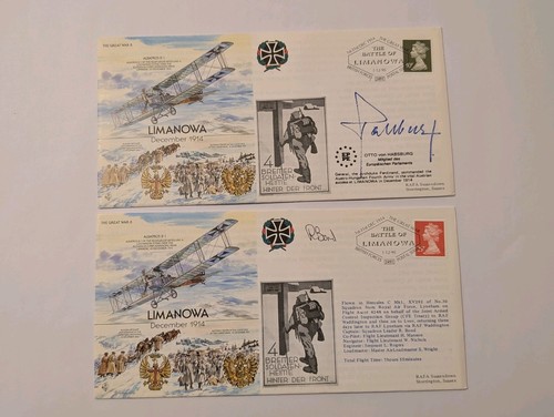 Ww1 the great war signed - war, fdc