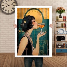 Flapper Girl Art Deco Wall Art