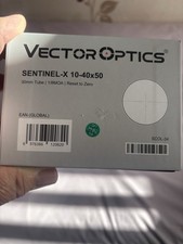Vector Optics Sentinel-X Benchrest Scope 10-40x50