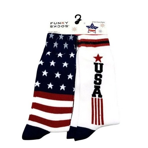 Funky socks patriotic usa - funky,