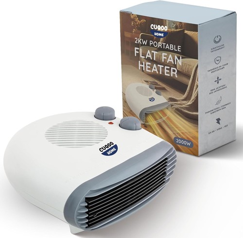 Portable flat fan heater - portable,