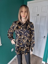 New Look black & gold baroque