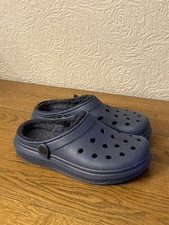 Ladies Croc Style Shoes Size 5 with Fur Lining