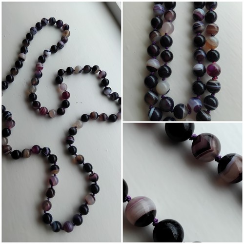 Beautiful hand knotted - , purple