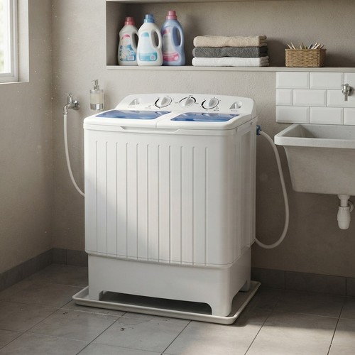 8kg portable twin tub washing - 8kg,