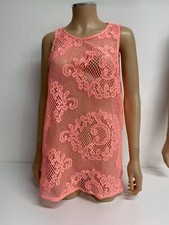 Topshop Womens Dress Caftan Pink Size Small In Very Good Condition