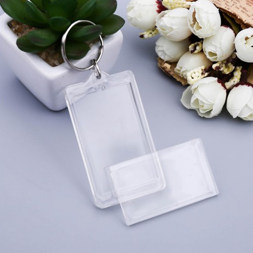100pcs blank keyring acrylic - blank,