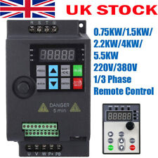 220V 380V 1.5KW 2.2KW 4KW 5.5KW Variable Frequency Drive Inverter Converter VFD