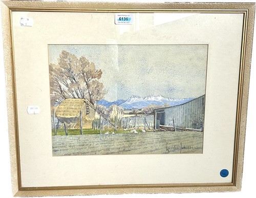 Landscape watercolour - watercolour, by