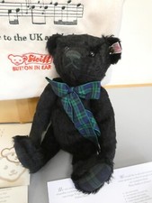 Steiff musical bear the - bear., black
