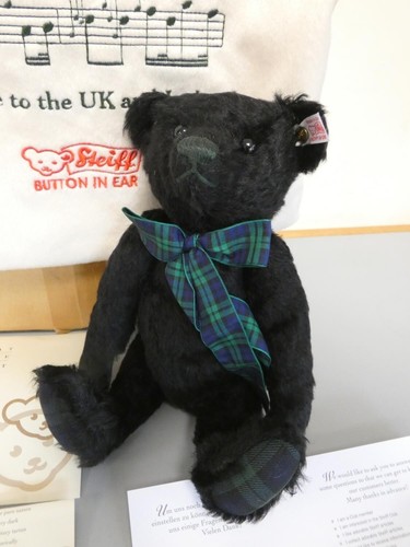 Steiff musical bear the black - steiff,
