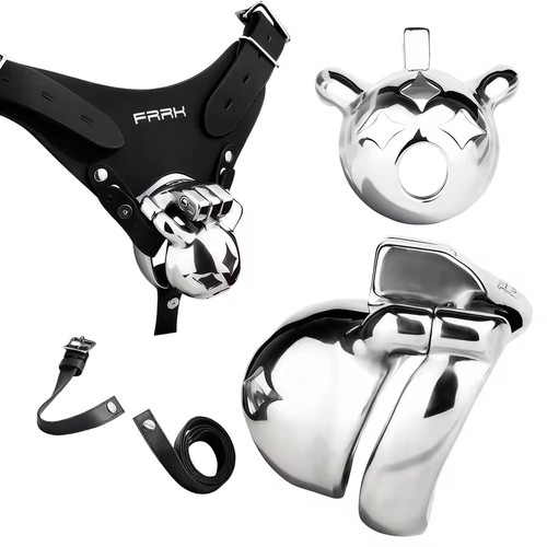 Male stainless steel chastity - male,