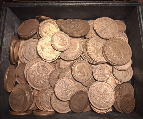 Pre 1947 silver coins 500 - 1947, .500